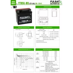 YTX5L-BS  BATTERIE (FTX5L-BS)