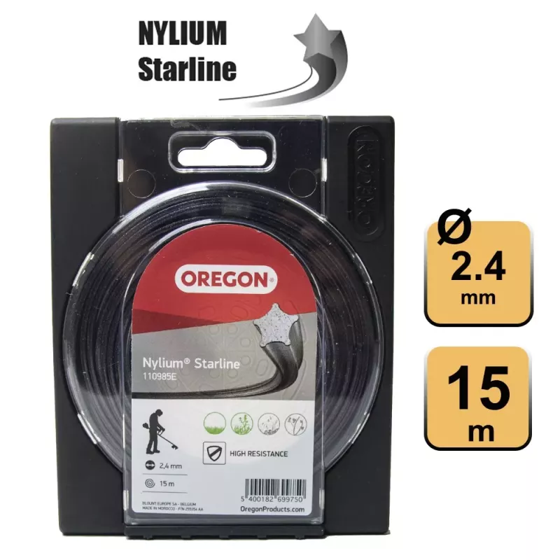 FIL NYLIUM 2.4mm  X 15