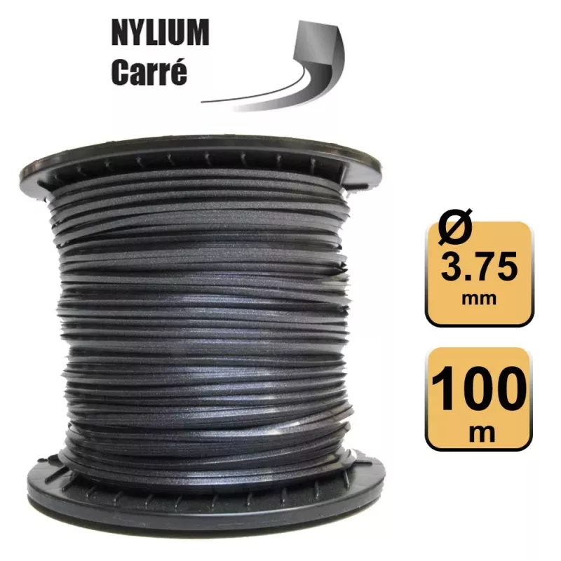 FIL NYLIUM CARRE 3.75mm X100