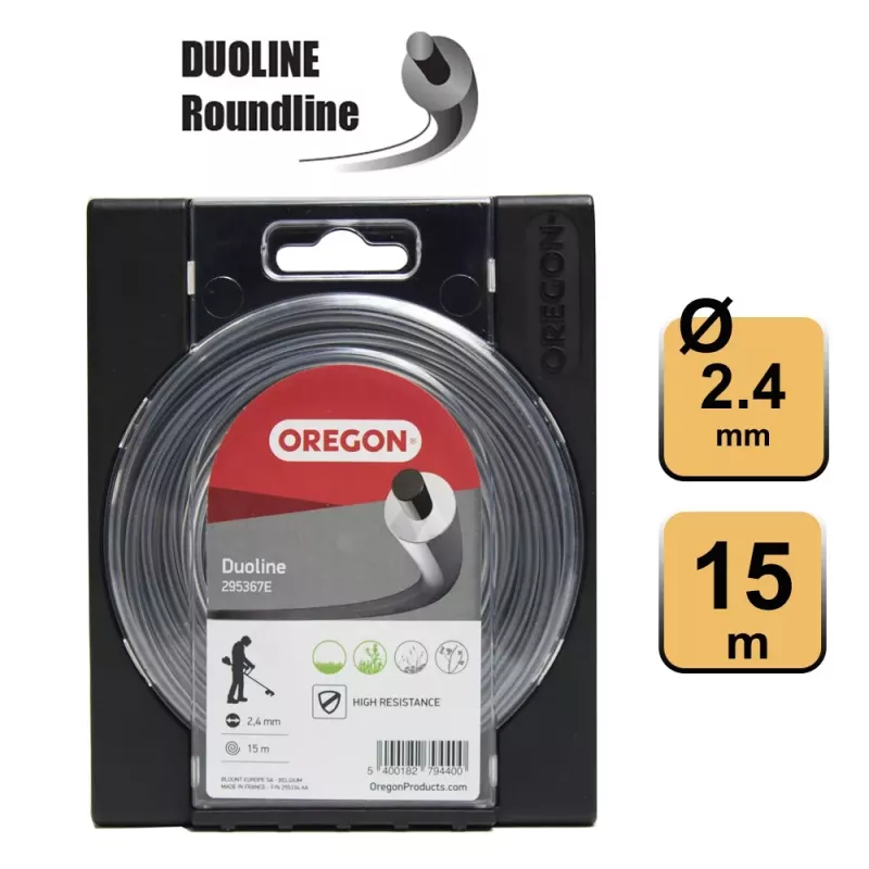 FIL DUOLINE 2.4mm X 15