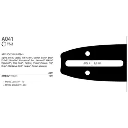 GUIDE MICROLITE 3/8 1.1 35CM (52E)
