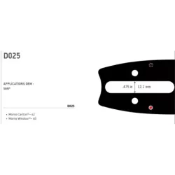 GUIDE CHAINE EX 163SLGD025