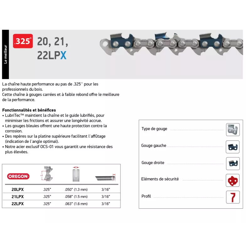 CHAINE SUPER 20 EN 100P