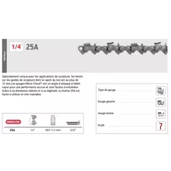 CHAINE MICRO 1/4 EN 100P