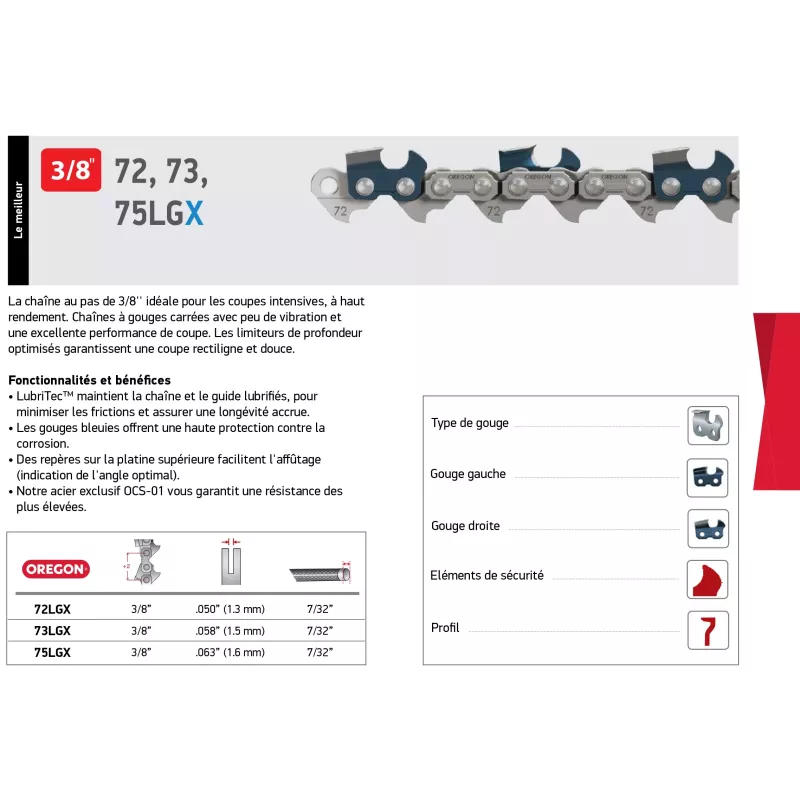 CHAINE PRECOUPEE 66 Maillons