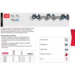 CHAINE SUPER GUARD 3/8 100P