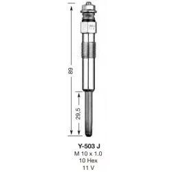 BOUGIE PRECHAUFFAGE NGK Y-503J