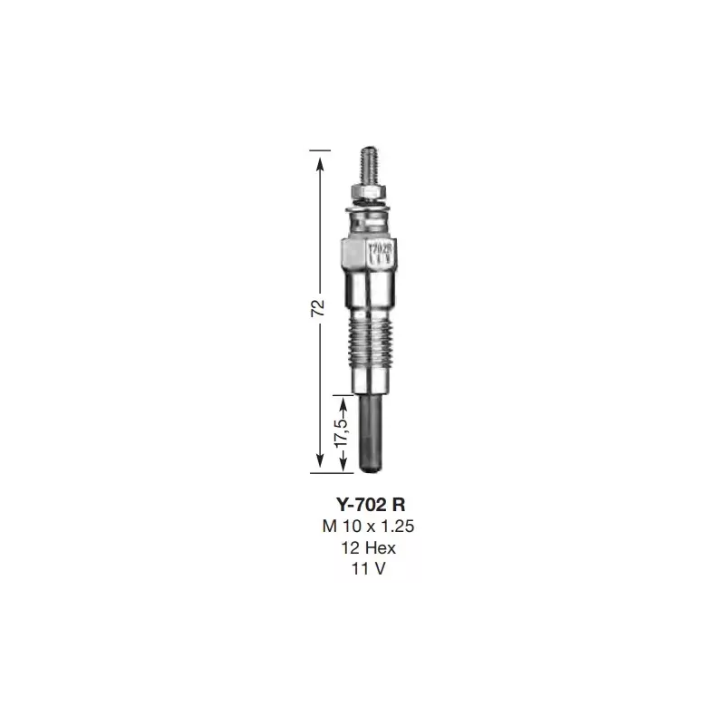 BOUGIE PRECHAUF.UR NGK