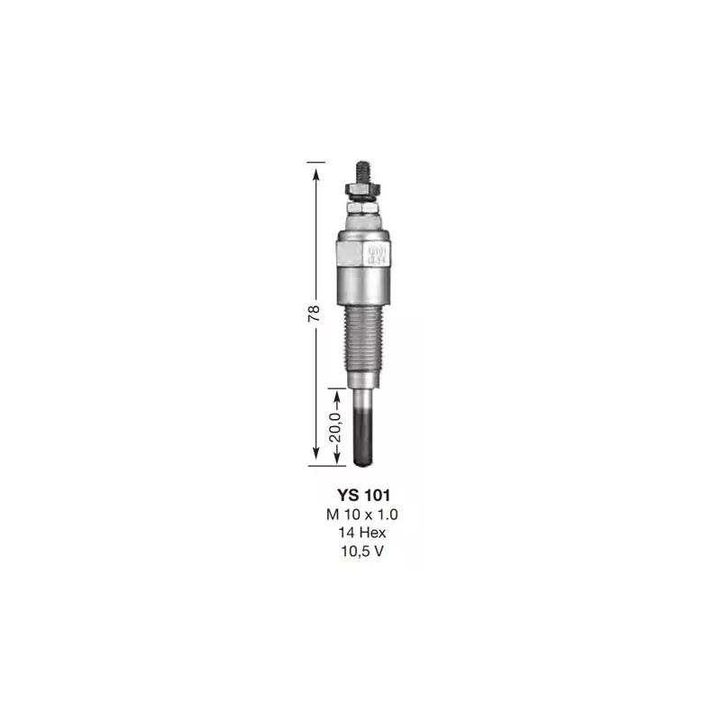 BOUGIE PRECHAUF. NGK