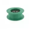 Poulie   gorge plate adaptable CASTELGARDEN pour J92, TC92, TC102 et 