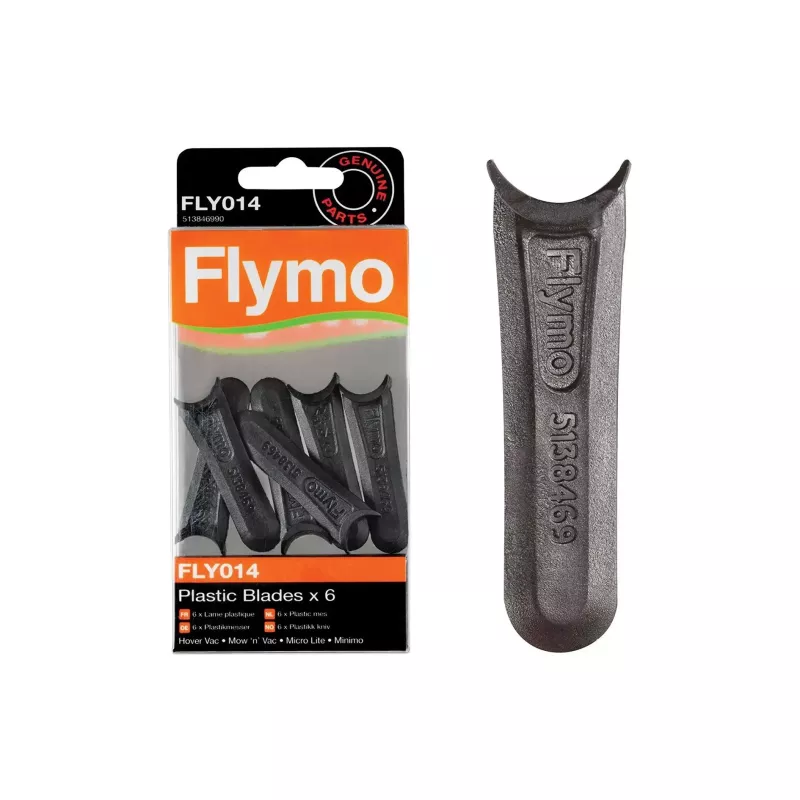 FLY014 LAMES PLASTIQUES X6 MICRO-LITE MINIMO VAC 9646410-01 62232016