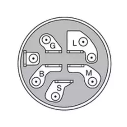 CONTACTEUR A CLE 6 FICHES H