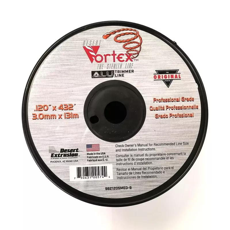 FIL VORTEX ORANGE NYLON / ALU 3 X 131M