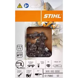 CHAINE STIHL  3/8 1.1 35cm 50E 61 PICCO MINI